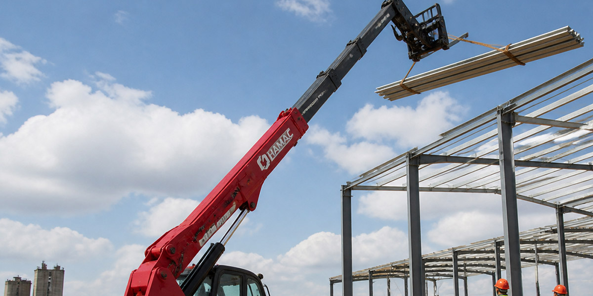 HAMAC HT3510 Telehandler – 3.5 Ton, 10.6 m Reach for Construction and Industrial Projects