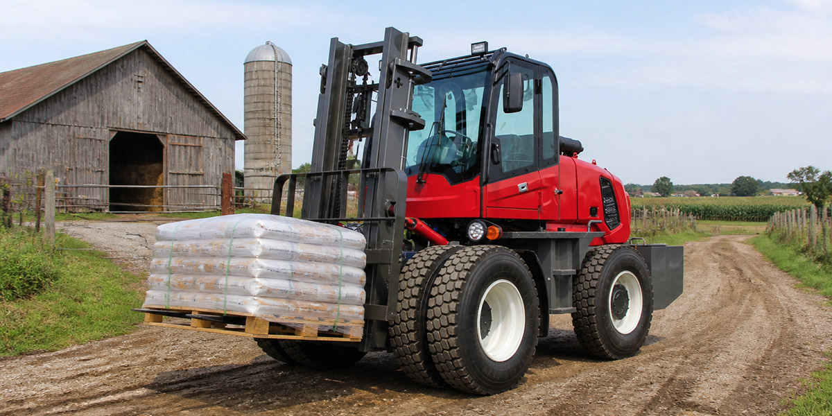 HAMAC 5 Ton Dual‑Tire Articulated All Terrain Forklift for Heavy‑Duty Rough Terrain Work