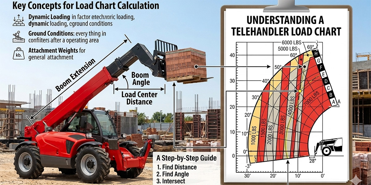 How to Read a Telehandler Load Chart: Lifting Capacity, Reach and Safety Explained