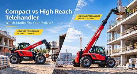 Compact Telehandler vs High Reach Telehandler: Which Model Fits Your Project? | HAMAC