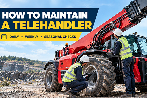 How to Maintain a Telehandler: Daily, Weekly and Seasonal Maintenance Checklist | HAMAC