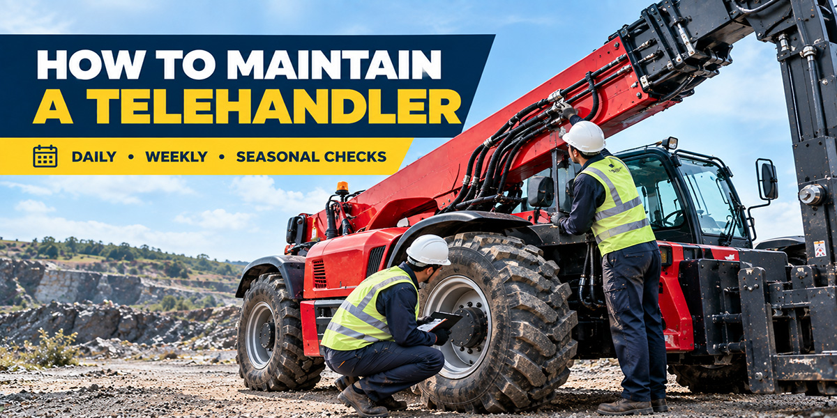 How to Maintain a Telehandler: Daily, Weekly and Seasonal Maintenance Checklist | HAMAC