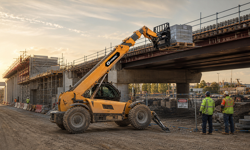 Telehandler for Sandwich Panel and Roof Panel Handling