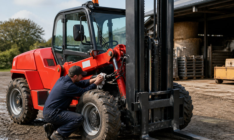 5 Daily Inspection Tips for Rough Terrain Forklifts